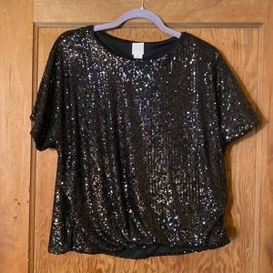 H&M Sequin Top